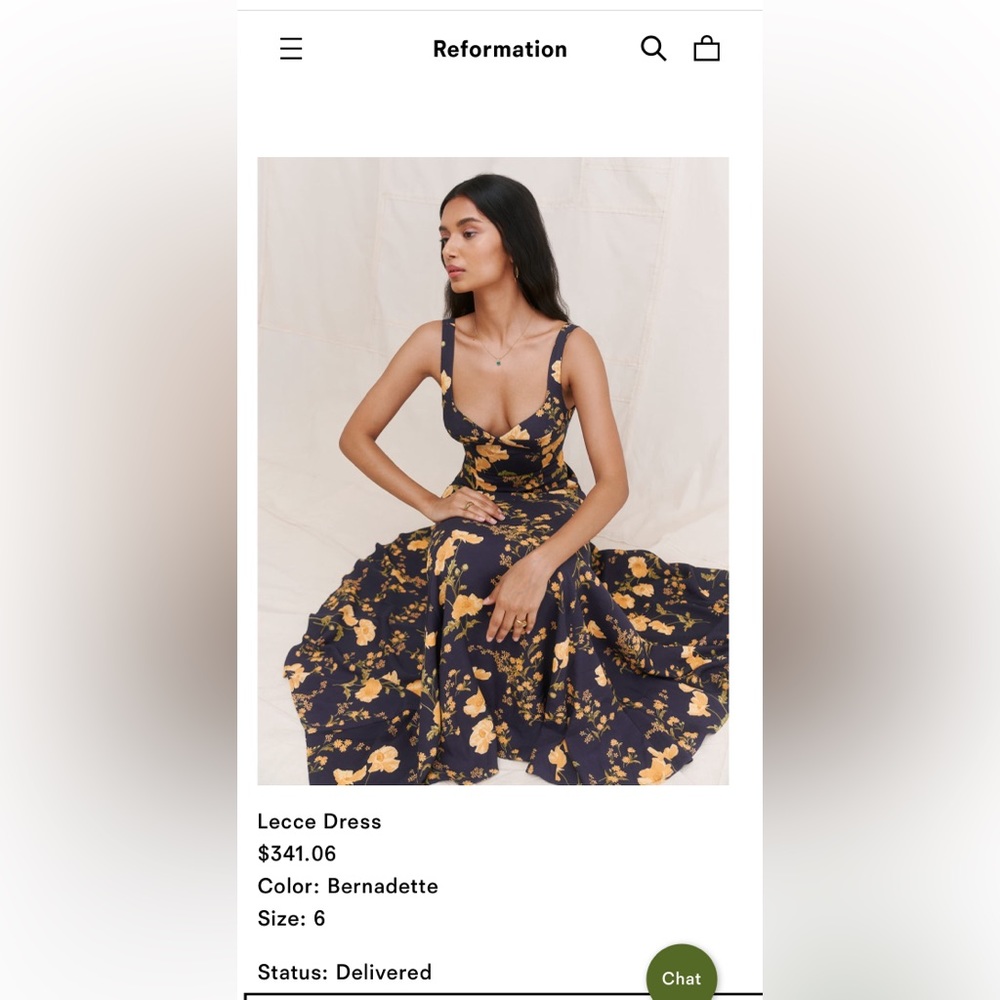 NWT Lecce Dress Bernadette Print (Size 6)